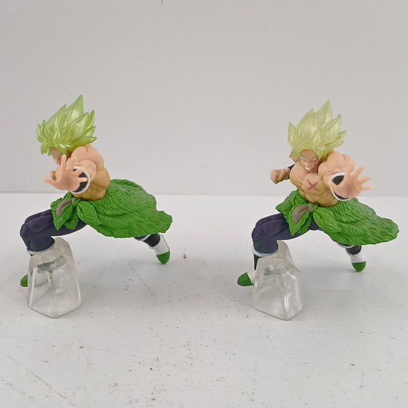 Dragon Ball Super Broly Mini Figures Set of 2 w/ Stands Anime Collectibles - Picture 4 of 8